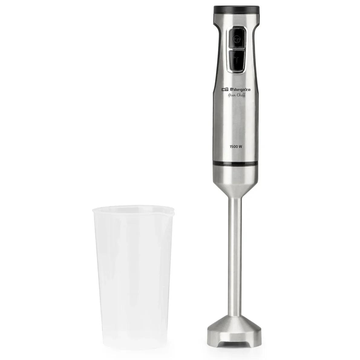 Batidora de mano Orbegozo BT 3015 1500W motor DC velocidad ajustable vaso 700 ml