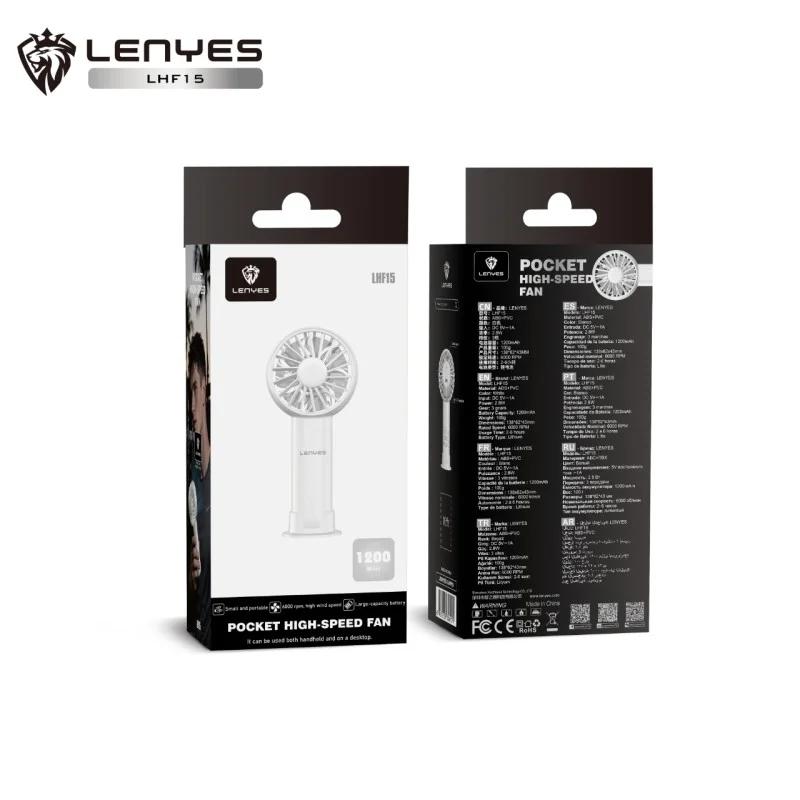 Mini Ventilador de Bolsillo Lenyes LHF15 | 6000 RPM | Ultra Ligero 100g | 3 Velocidades | Uso Dual