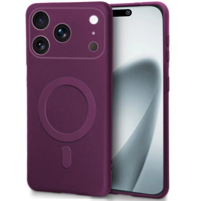 Carcasa COOL para iPhone 17 Pro Max / 18 Pro Max Magnética Cover Vino